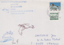 Enveloppe  NORVEGE   Expédition  Polaire   SVALBARD   1985 - Cartas & Documentos