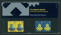 1990 25th Anniv Of Queen's Awards For Export And Technology Presentation Pack. - Presentation Packs