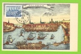 Stockholm 7ème Centenaire Carte-maximum 376 - Cartes-maximum (CM)