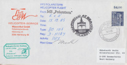 Germany  Heli Flight From Polarstern To Georg Von Neumayer  ANT-IV 15.12.1985  (ST156A) - Vuelos Polares