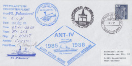 Germany  Heli Flight From Polarstern To Georg Von Neumayer  ANT-IV 16.12.1985  (ST156B) - Vols Polaires