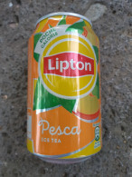 Lattina Italia - Lipton Tea Pesca - 33 Cl. -  Vuota - Blikken