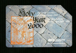 AA 20 Golden - Holy Year 2000 Da Lire 10.000 Euro 5,16 - Öff. Werbe-TK