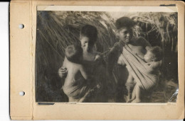 3-ARGENTINA-INDIGENI TRIBU CHACO CARD FOTOGRAFICA 1928 - Amerika