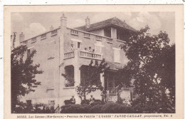 Delcampe - 74. SCIEZ. CPA. PENSION DE FAMILLE "L'OASIS" . VUE EXTERIEURE. FACADE. ARCHITECTURE. ANIMATION. - Sciez