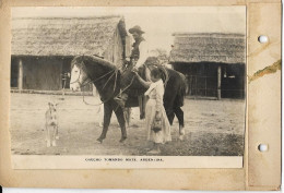 3-ARGENTINA-GAUCHO- CARD FOTOGRAFICA 1928 - Amérique