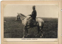 3-ARGENTINA-GAUCHO- CARD FOTOGRAFICA 1928 - Amérique