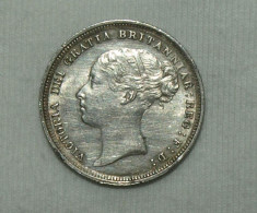 Silber/Silver Großbritannien/Great Britain Victoria Young Head, 1883, 6 Pence UNC - Andere & Zonder Classificatie