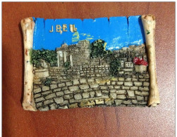 Lebanon Fridge Magnet Souvenir Jbeil Byblos From Resin, Liban Magnetic Libanon - Tourism