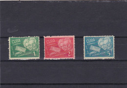 Cuba Nº 293A Al 293C - Unused Stamps