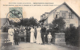 Montreux Vieux            90       Noce Alsacienne Buvant Le Champagne Sur Le Pont Frontière           (voir Scan) - Altri & Non Classificati