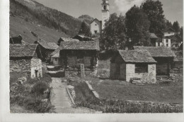 Bosco/Gurin (Suisse, Tessin) : L'entrée Du Bourg En 1956 GF. - Bosco/Gurin