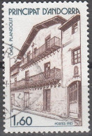 Andorre Français 1983 Michel 347 O Cote (2008) 1.00 € Maison Plandolit Cachet Rond - Oblitérés