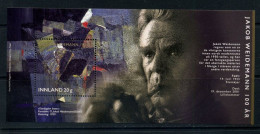 Norway 2023 - June 23 New Issue - Jacob Weidemann Centenary UNMOUNTED MINT  20 Gram Miniature Sheet. - Ongebruikt