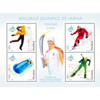 ROMANIA 1709, 2006,* 2006 Winter Olympic Games - Turin, Italy, BLOCK PERF, Jeux Olympiques D'hiver - Altri & Non Classificati