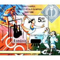 ROMANIA 1738, 2006,* 2006 Gymnastics 2006 - Olympic Stamp Of 1996 Surcharged, GYMNASTIQUE - Altri & Non Classificati