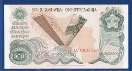 YUGOSLAVIA - P.100 – 2000000 DINARA 8-1989 UNC, S/n AC 0837566 - Yougoslavie