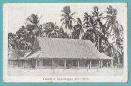 OCEANIA ISOLE GILBERT KIRIBATI CAPANNA DI CAPO VILLAGGIO 1918 N°F778 - Kiribati