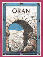 étiquette Oran 12° Homme Algérien Costume Traditionnel Architecture - Architektur