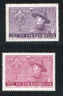 South Korea  1957  Scouts  Sc 245-6  Mint *  - Corée Du Sud