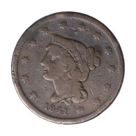 Etats-Unis 1 Cent 1841 Philadelphie - 1840-1857: Braided Hair (Capelli Intrecciati)