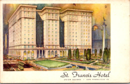 California San Francisco Union Square St Francis Hotel 1955 - San Francisco