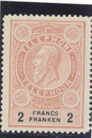 Belgique Timbre Téléphone N° 6 (de 1890) Neuf ** Cote 95 € En 2014 - Timbres Téléphones [TE]