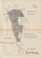 DISEGNO TECNICO - IMMOBILI SUL GIANICOLO - TAV. 12 - FIRMA BENITO MUSSOLINI - Publieke Werken