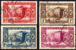 ALGÉRIE -1937 - Yv.131/4 - Centenaire De La Prise De Constantine - Série Complète Obl. TB - Used Stamps
