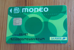 JOLIE CARTE MONEO PORTE MONNAIE ELECTRONIQUE LA POSTE VERSO PMU T.B.E !!! - Monéo