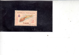 TIMOR  1956 - Yvert  289° - Serie  Corrente - Timor Oriental