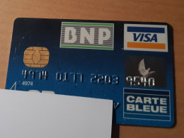 ANCIENNE CARTE A PUCE BANCAIRE PERIMEE BNP !!! - Schede Bancarie Uso E Getta