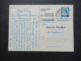 BRD 1965 Bedeutende Deutsche Ganzsache Antwortkarte P 80 A Werbestempel Garmisch Partenkirchen Kurort - Postkaarten - Gebruikt