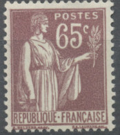 Type Paix. 65c. Violet-brun Neuf Luxe ** Y284 - Unused Stamps
