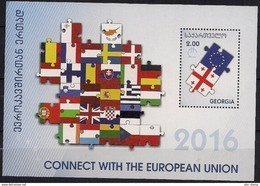 2016 Georgien Mi. Bl. 67 **MNH    Anbindung An Die Europäische Union. - 2016