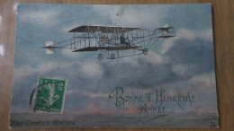 THE CURTISS BIPLANE BONNE ET HEUREUSE ANNEE - Aviateurs