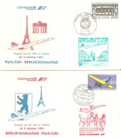 CONCORDE PREMIER 1er VOL PARIS BERLIN SCHONEFELD PARIS - Other & Unclassified