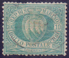 SAN  MARINO -  COAT OF ARMS - Mint - 1892 - Unused Stamps