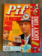PIF GADGET N° 942 Poster Les Bronzés Font Du Ski Supplément BD LUCKY LUKE Nitroglycérine 13 Pages Les Rigolus 4/1987 TBE - Pif & Hercule