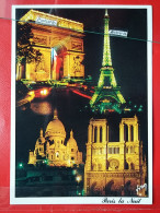 KOV 11-57 - PARIS, La Tour Eiffel, Night, Nuit, To President Yugoslavia Slobodan Milosevic, - Tour Eiffel