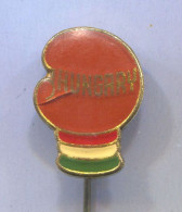 Boxing Box Boxen Pugilato - Hungary  Federation Association, Vintage Pin  Badge  Abzeichen - Boxe