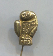 Boxing Box Boxen Pugilato - France Federation Association, Vintage Pin  Badge  Abzeichen - Boxe