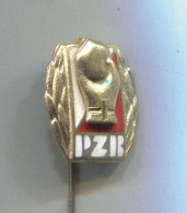 Boxing Box Boxen Pugilato - PZB  Poland  Federation Association, Enamel Vintage Pin  Badge  Abzeichen - Boksen