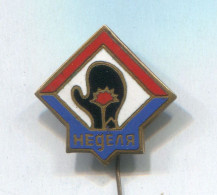 Boxing Box Boxen Pugilato - Russia USSR, Enamel Vintage Pin  Badge  Abzeichen - Boxe