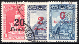 Turkey 1929 Provisionals Fine Used. - Gebraucht