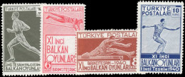 Turkey 1940 Balkan Games Fine Unmounted Mint. - Neufs