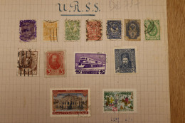 URSS  -  13 Timbres Anciens Sur Charnières , Années 1913 - Gebraucht