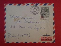 BU9  CAMEROUN  BELLE LETTRE REC. 1960  DOUALA  AVIATION A PARIS FRANCE +++AFF. PLAISANT+++ - Lettres & Documents