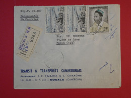 BU9  CAMEROUN  BELLE LETTRE  1960  DOUALA  A PARIS FRANCE +++AFF. PLAISANT+++ - Briefe U. Dokumente