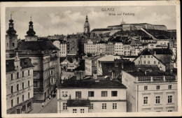 CPA Kłodzko Glatz Schlesien, Blick Zur Festung - Schlesien